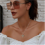 Veile Studios Original Retro Green Dragonfly Diy Pendant Charm For Bracelet Necklace S925 Pure Silver Charms & Charm Bracelets