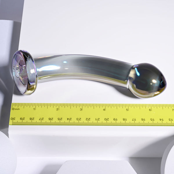 Playboy Pleasure Jewels King Clear Glass 16.3 Cm Dildo Non Vibrating Butt Plugs