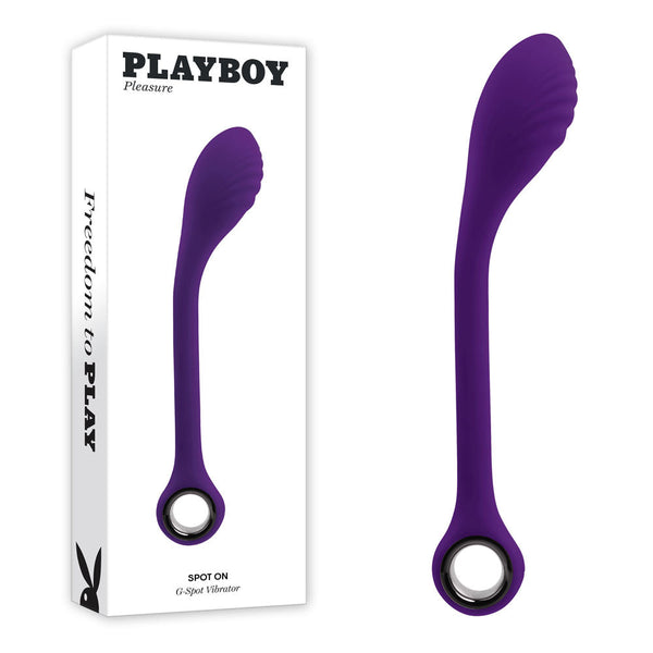 Playboy Pleasure Spot On Purple 22.6 Cm Usb Rechargeable Poseable G Spot  G Spot s