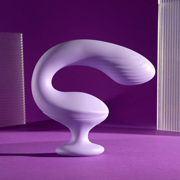 Playboy Pleasure Rev Me Up Purple Usb Rechargeable Dual Motor Curved  Wireless s