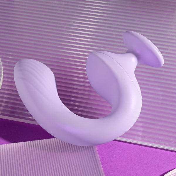 Playboy Pleasure Rev Me Up Purple Usb Rechargeable Dual Motor Curved  Wireless s