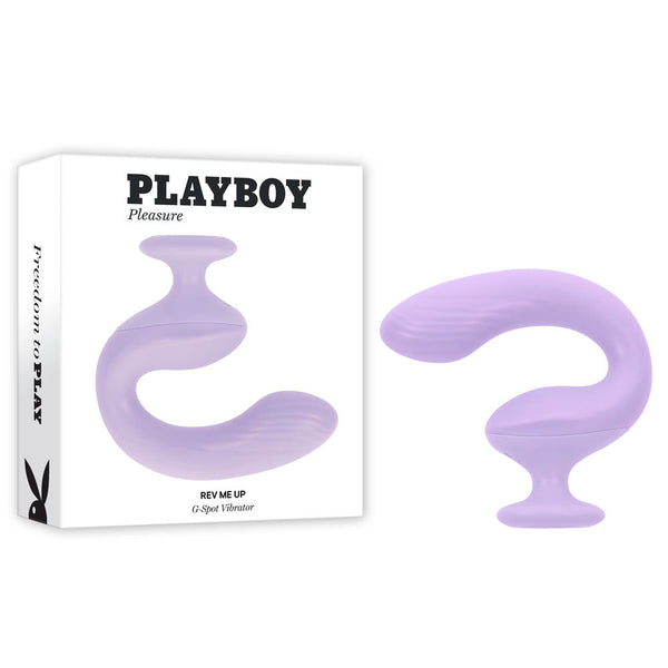 Playboy Pleasure Rev Me Up Purple Usb Rechargeable Dual Motor Curved  Wireless s