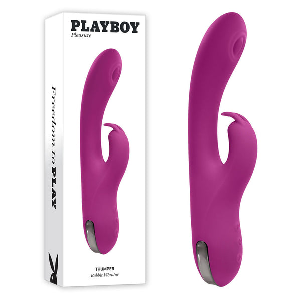 Playboy Pleasure Thumper Purple 21.9 Cm Usb Rechargeable Rabbit  Rabbit s