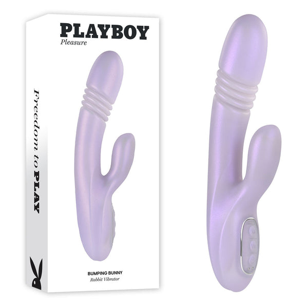 Playboy Pleasure Bumping Bunny Opal 22.9 Cm Usb Rechargeable Thrusting & Warming Rabbit  Rabbit s