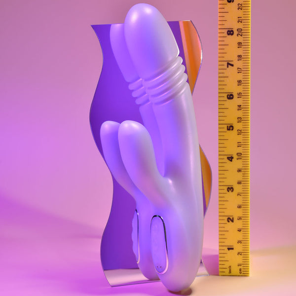 Playboy Pleasure Bumping Bunny Opal 22.9 Cm Usb Rechargeable Thrusting & Warming Rabbit  Rabbit s