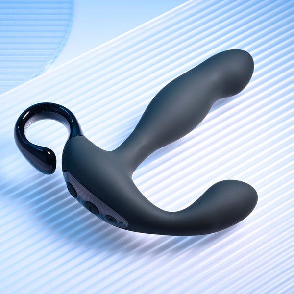Playboy Pleasure Come Hither Black 13.2 Cm Usb Rechargeable Vibrating Prostate Massager With Wireless Remote Control Prostate Stimulators