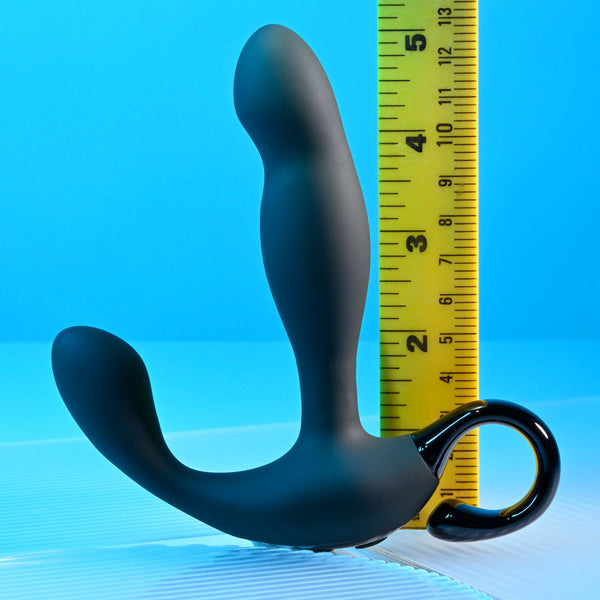 Playboy Pleasure Come Hither Black 13.2 Cm Usb Rechargeable Vibrating Prostate Massager With Wireless Remote Control Prostate Stimulators