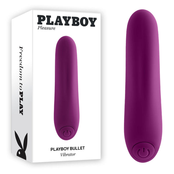 Playboy Pleasure Bullet Purple 9 Cm Usb Rechargeable Bullets