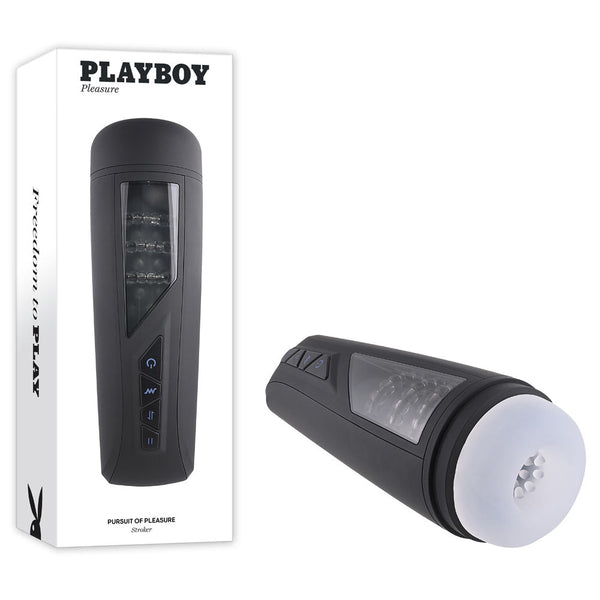 Playboy Pleasure Pursuit Of Usb Rechargeable Vibrating Stroker Sex Dolls & Masturbators