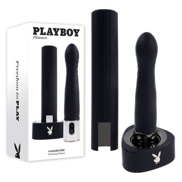 Playboy Pleasure Zone Black 21.4 Cm Rechargeable  With Usb Charging Dock Wireless s