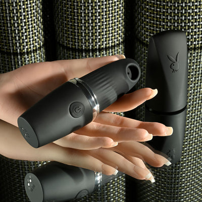 Playboy Pleasure Excursion Black 14.2 Cm Usb Rechargeable Suction Stimulator Clitoral s