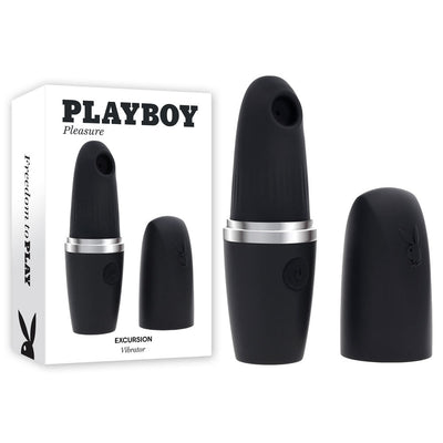 Playboy Pleasure Excursion Black 14.2 Cm Usb Rechargeable Suction Stimulator Clitoral s