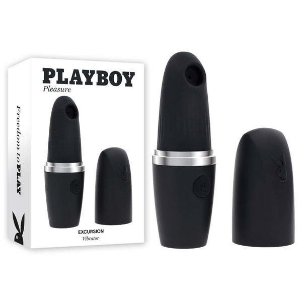 Playboy Pleasure Excursion Black 14.2 Cm Usb Rechargeable Suction Stimulator Clitoral s