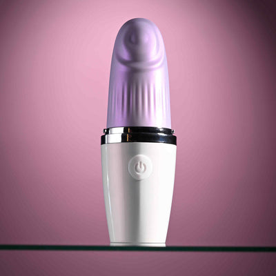 Playboy Pleasure Getaway White/Purple 14.2 Cm Usb Rechargeable Tapping Stimulator Clitoral s