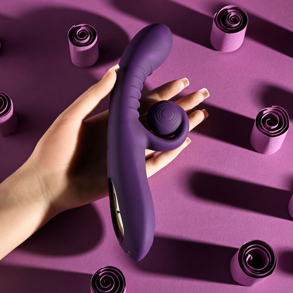 Playboy Curlicue Purple 23.5 Cm Usb Rechargeable Rabbit  Rabbit s