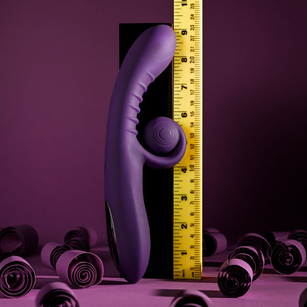 Playboy Curlicue Purple 23.5 Cm Usb Rechargeable Rabbit  Rabbit s