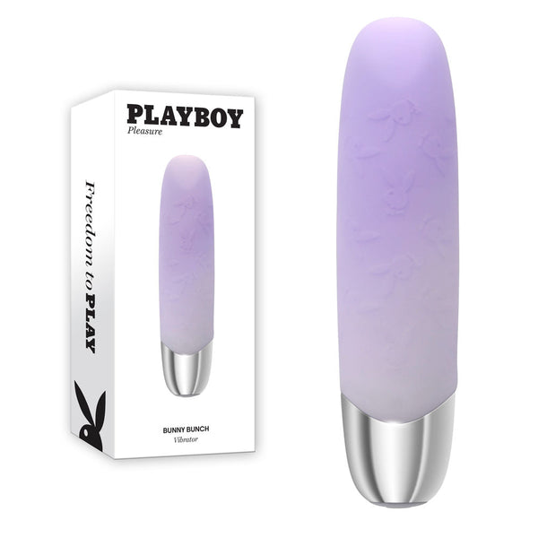 Playboy Pleasure Bunny Bunch Pearl 11.3 Cm Usb Rechargeable Bullet Bullets