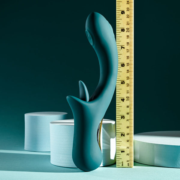 Playboy Pleasure Harmony Blue 22.9 Cm Usb Rechargeable  With Clitoral Flicker G Spot s