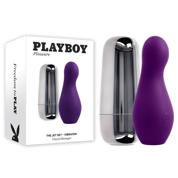 Playboy Pleasure The Jet Set  Purple 10.2 Cm With Self Charging Case Wireless s
