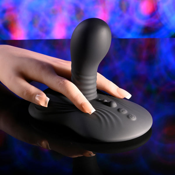Playboy Pleasure Sittin & Spinnin Black Usb Rechargeable Spinning  Grinder Pad With Remote Wireless s
