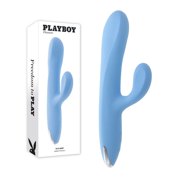 Playboy Pleasure Up And Away Blue 26.7 Cm Usb Rechargeable Rabbit  Rabbit s