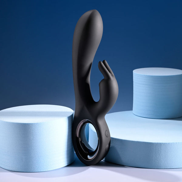 Playboy Pleasure Late Night Bunny Black 20 Cm Usb Rechargeable Rabbit  Rabbit s