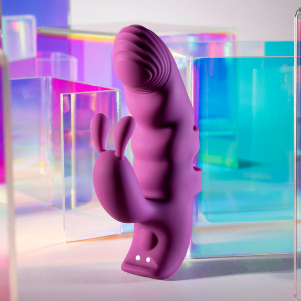 Playboy Pleasure Lend A Hand Purple Usb Rechargeable Finger  Wireless s