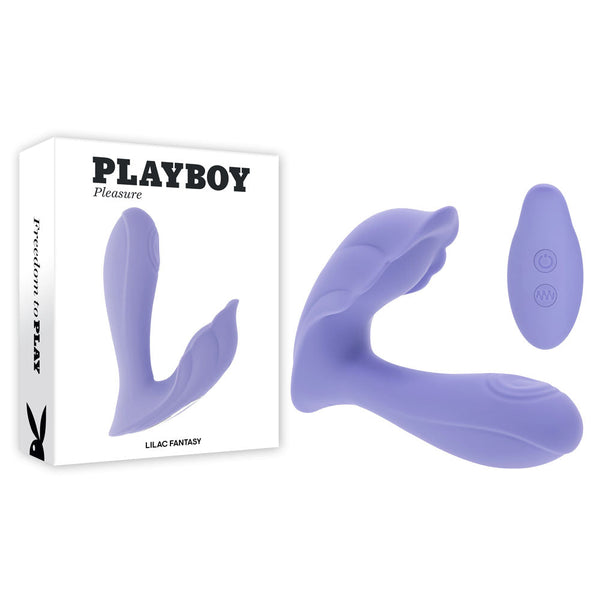 Playboy Pleasure Lilac Fantasy Purple 13.5 Cm Usb Rechargeable Tapping  With Remote Wireless s