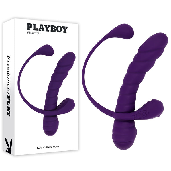 Playboy Pleasure Twisted Playground Purple Usb Rechargeable  And  Ring Kit Wireless s