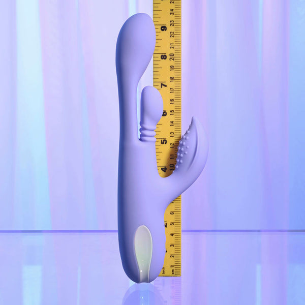 Playboy Pleasure Nubbin Rubbin Purple 24.1 Cm Usb Rechargeable Thrusting Rabbit  Rabbit s