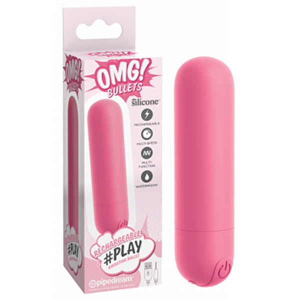 Omg! #Play Pink Usb Rechargeable Bullets