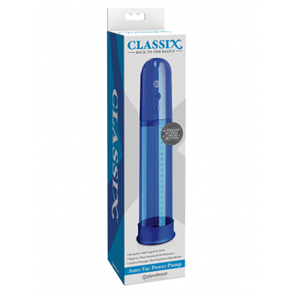 Classix Auto Vac Power Pump Blue Powered   Pumps