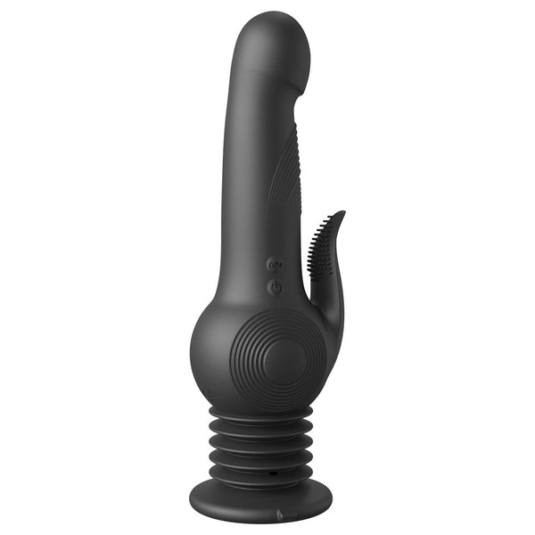 Fetish Fantasy Series Pogo Thruster Black Usb Rechargeable 23.5 Cm Gyrating Rabbit  Rabbit s