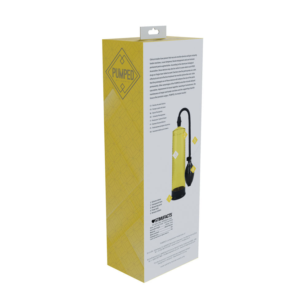 Pumped Basic 1 Yellow   Pumps