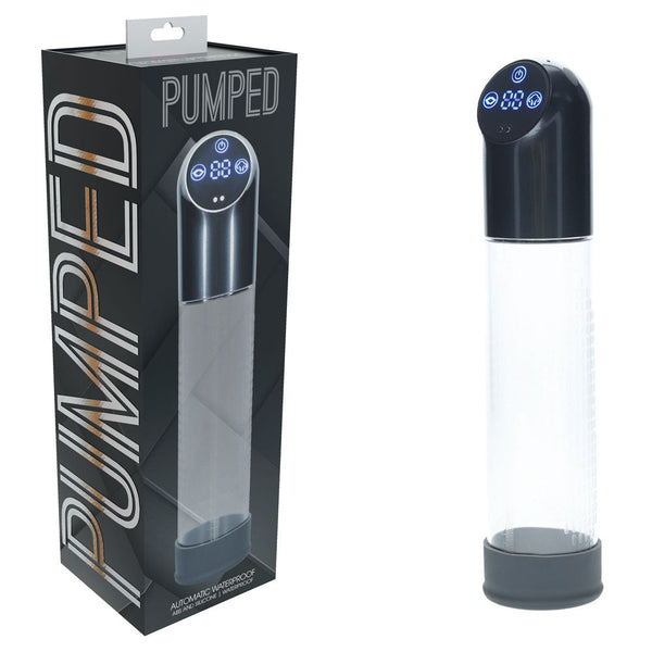 Pumped Automatic Waterproof Gunmetal Clear Usb Rechargeable   Pumps