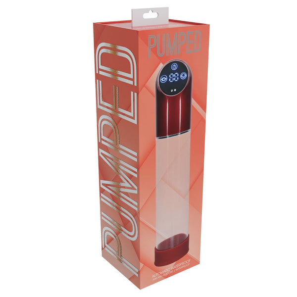 Pumped Automatic Waterproof Metal Red Red/Clear Usb Rechargeable   Pumps