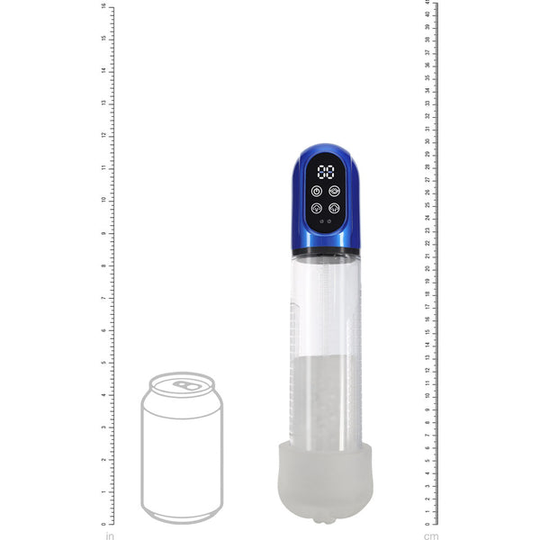 Pumped Engage Automatic  Blue Metallic Usb Rechargeable  Pumps