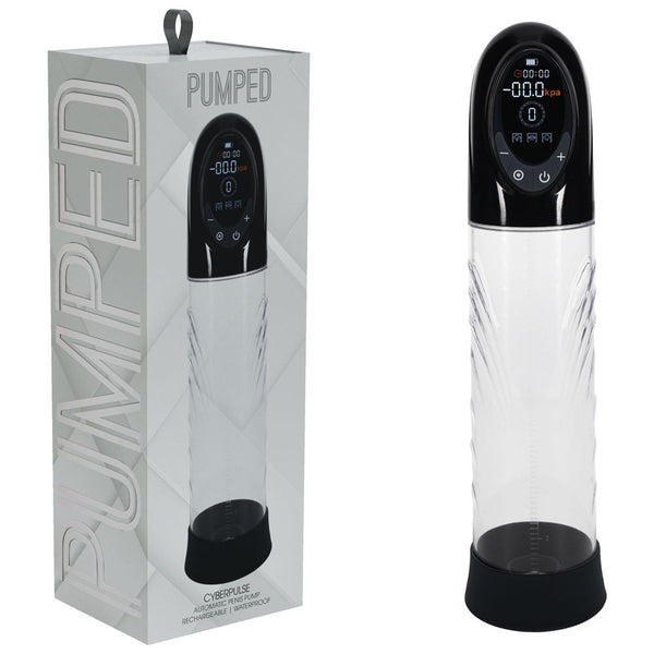 Pumped Cyberpulse Automatic  Black Black/Clear Usb Rechargeable  Pumps