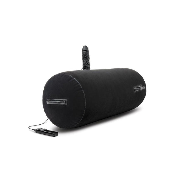 Whipsmart Inflatable Bangin Bolster Black Cushion With 6'' Vibrating Dong Sex Machines
