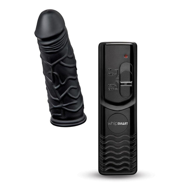 Whipsmart Inflatable Bangin Bolster Black Cushion With 6'' Vibrating Dong Sex Machines