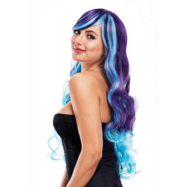 Pleasure Wigs Ashley Purple/Blue Wigs Facial Hair