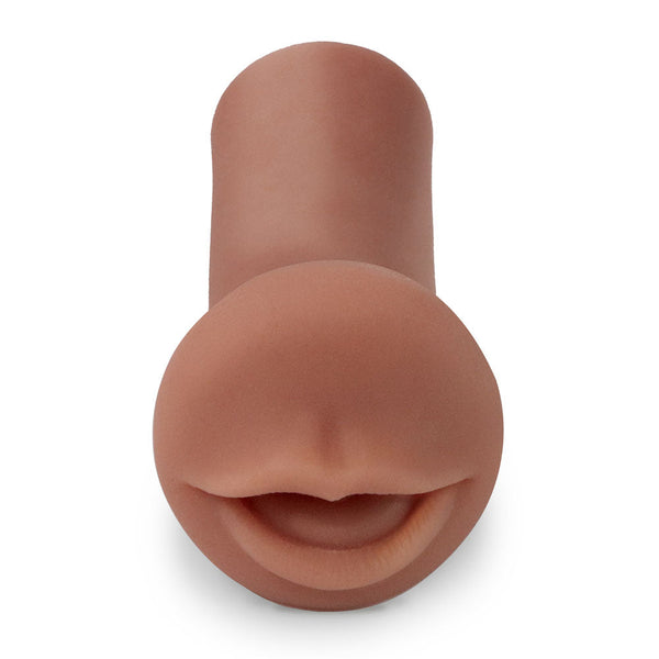 Pipedream Extreme Toyz Coed sucker Brown Mouth Stroker Masturbators