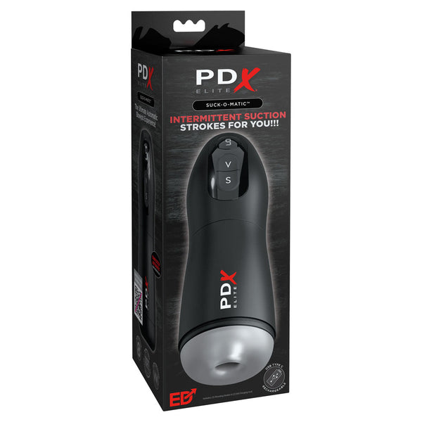 Pdx Elite Suck O Matic Usb Rechargeable Sucking & Vibrating Masturbator Masturbators