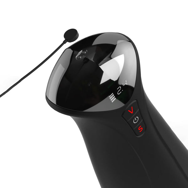 Pdx Elite Fap O Matic Pro Xl White/Red Usb Rechargeable Auto Stroker Masturbators