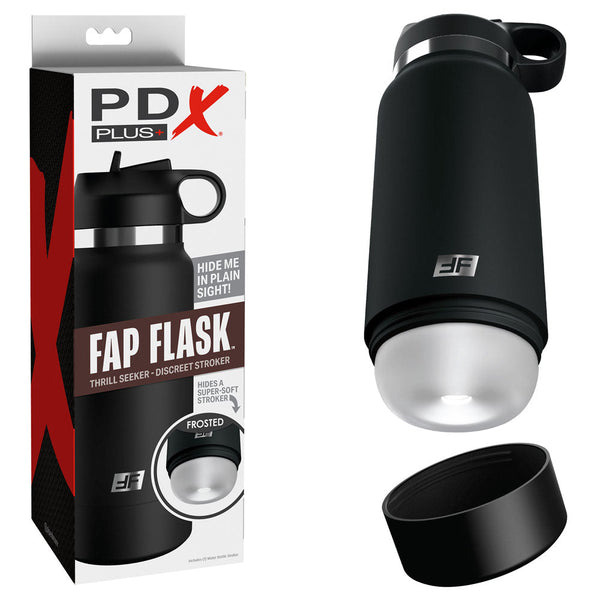 Pdx Plus Fap Flask Thrill Seeker Frosted Discreet Stroker Masturbators