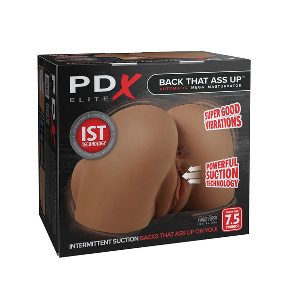 Pdx Elite Back That Ass Up Brown Usb Rechargeable Auto Mega Masturbator Masturbators