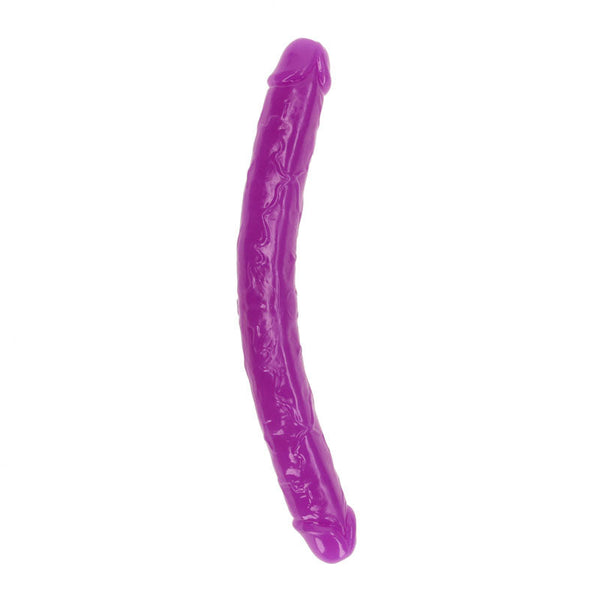 Realrock 38 Cm Double Dong Glow Purple (15'') Double Ended Dildos