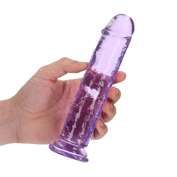 Realrock 18 Cm Straight Dildo Purple (7'') Dong Realistic Dildos