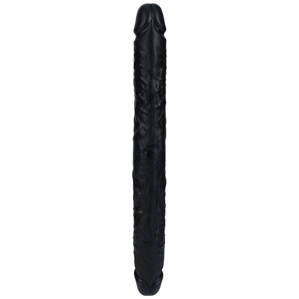 Realrock 40Cm Thick Double Dildo Black (16'') Dong Realistic Dildos