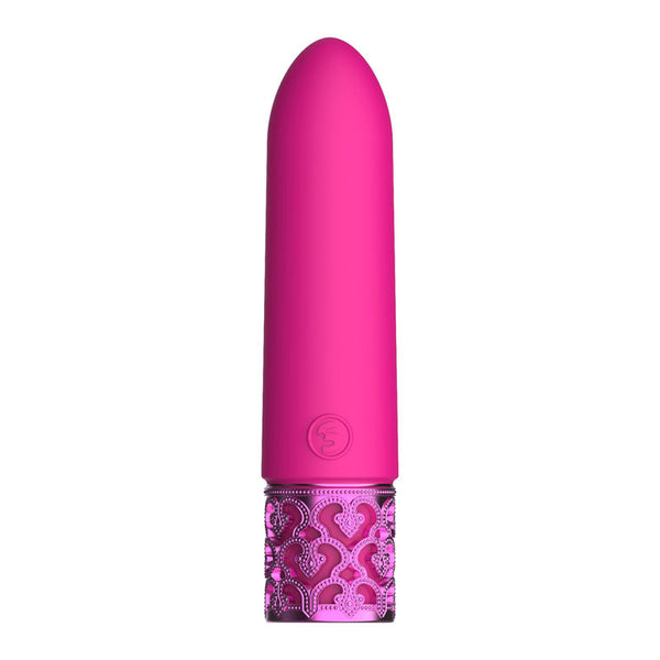 Royal Gems Imperial Silicone Rechargeable Bullet Pink 10 Cm Usb Bullets